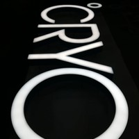 Letrero Luminoso 3D Personalizado YIJIAO, Resistente al Agua, con LED, para Empresas de Publicidad, Hospitales, Tiendas Minoristas y Fachadas de Negocios