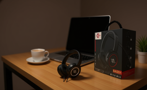 Cuffie Over-Ear Wisdomup con Cavo, Bass Boost, per Gaming, Driver Dinamico, Controllo a Pulsante - Product Image 2