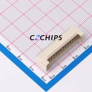 ZX-PHB2.0-2-15PZZ Wire-to-Board Pin Header Through hole Component (THT),P=2mm Connector 2x15P 2mm Through Hole PHB - Product Image 1