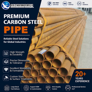 ท่อเหล็กคาร์บอน S235JR A192 รีดร้อน ขนาด 114.3 มม. หนา 16 มม. Sch160 มาตรฐาน EN 10216-1 สำหรับงานก่อสร้างที่ต้องการความทนทาน - Product Image 1