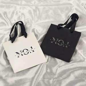 Sacs cadeaux en papier avec poignée en ruban personnalisés, emballage de boutique, emballage cadeau - Product Image 3