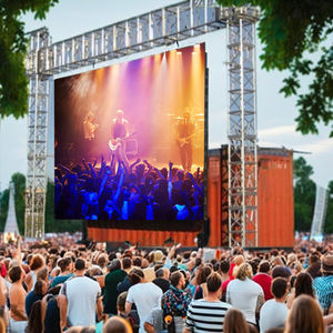 Venta caliente Conexión de hardware a todo color P2.6 P2.9 P3.9 P4.8 Pantalla móvil LED para exteriores para fondo de escenario - Product Image 2