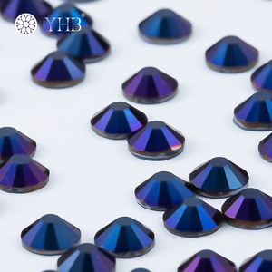 ספקי אבני חן שטוחות להדבקה בחום, סיטונאות YHB, קריסטלי זכוכית להדבקה בחום - Product Image 3