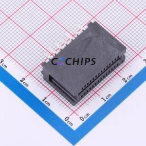 HED28LP03BK Gold Finger Connector Through hole Component (THT),P=1.27mm Connector EDGE SLOT 1.27mm 28P Through Hole - Product Image 1