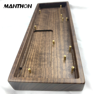 Walnut Pear Wood Shell DIY <strong>Mechanical</strong> <strong>Keyboard</strong> <strong>Wooden</strong> <strong>Case</strong> for GK61 GK61X GK61XS GK64 GK64X GK64XS - Product Image 1