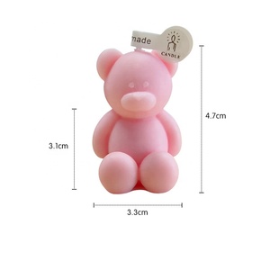 เทียนรูปหมีชุดของขวัญวันเกิดเทียนหอมสำหรับตกแต่งห้อง - Product Image 6