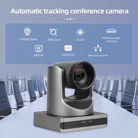 Caméra PTZ 4K Tout-en-Un avec Zoom Optique 12x et Système Audio Réseau pour Événements et Conférences en Direct