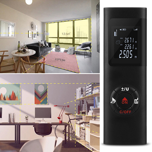 เครื่องวัดระยะเลเซอร์แบบพกพาขนาดเล็ก 40/60 ม. เครื่องวัดระยะทางด้วยเลเซอร์แบบดิจิตอล เครื่องวัดระยะทางด้วยเลเซอร์แบบชาร์จไฟได้ - Product Image 6