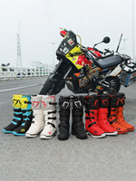 Chaussures de course de moto, bottes de motocross, bottes de moto, bottes de moto imperméables pour hommes