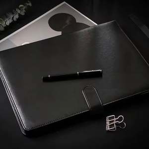<b>A4</b> Padfolio PU Leather Portfolio Organizer PU File <b>Document</b> <b>Folder</b> With Wirting Pad <b>Folder</b> - Product Image 3