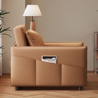 Canapé-lit pliant en cuir de luxe moderne, canapé-lit escamotable à prix bas, meubles pour salon et chambre à coucher