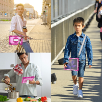 Étui robuste pour Samsung Tab A9 Plus, coque de protection avec béquille intégrée pour tablette Samsung Tab A9+ 11 pouces