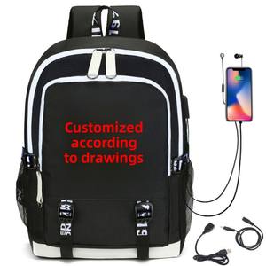 USB-oplaadbare rugzak voor heren en dames, reistas voor computers met Oxford materiaal, polyester voering en luchtkussenband - Product Image 6