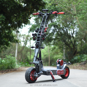 Scooter électrique en aluminium à suspension intégrale, 100 km/h, contrôle par application, longue autonomie, batterie lithium 40Ah, 11 pouces, 2880Wh - Product Image 4