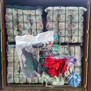 Trapos de Algodón Industriales Multicolores, Trapos de Algodón de Colores Variados para Limpieza y Uso General - Product Image 1