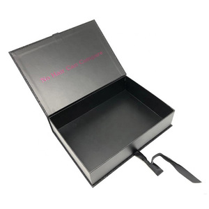 Caja de papel para guardar pestañas postizas, cierre magnético cosmético de lujo con logotipo personalizado, regalo - Product Image 4