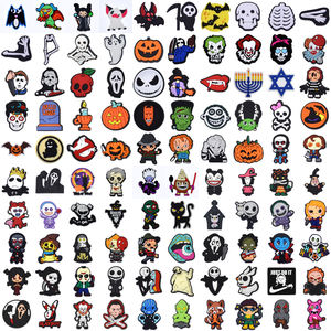 Nouveaux designs Halloween 2025 : Breloques en caoutchouc pour sabots, boucles personnalisées, accessoires de chaussures de haute qualité - Product Image 1