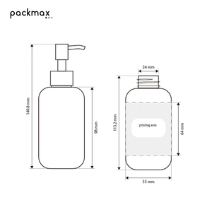 Atomizador con Bomba PET de 100ml, 200ml, 250ml para Tónico, Suero, Loción, Aceite para Bebés, Hidratante, Envase Recargable para el Cuidado de la Piel - Product Image 6