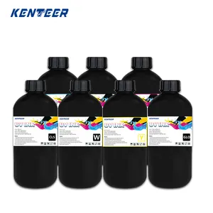 Kenteer uv dtf ink for printer xp600 double Printhead Machine for Printing Bottle Pen Phone Case uv ink for wall printer