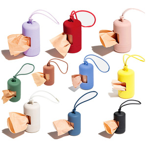 Distributeur de sacs à déjections canines personnalisé, fixation pour laisse, distributeur réutilisable en PVC, imperméable, durable, porte-sacs à déjections pour animaux de compagnie - Product Image 2