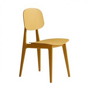 Sillas de Comedor de Plástico PP de Diseño Simple y Moderno, Apilables, en Colores OEM, para Cafetería, Restaurante, Apartamento, Hotel - Product Image 3