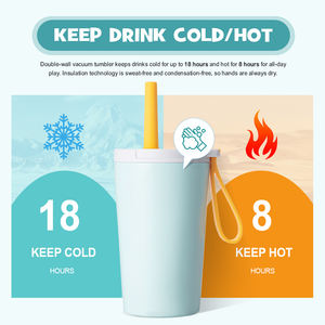 Vaso Térmico de Acero Inoxidable Everich y <span class=keywords><strong>Tomic</strong></span> al por Mayor, Taza de Cerveza, Vaso de Vacío con Asa y Tapa - Product Image 6