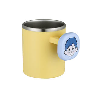 แก้วแปรงสีฟันสแตนเลส KJH แบบสองชั้น 450 มล. ลายการ์ตูน สำหรับคู่รัก ใช้ในบ้าน สไตล์โมเดิร์น แบบตั้งโต๊ะ - Product Image 5