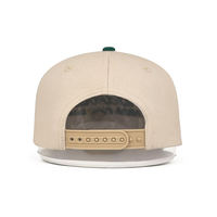 Casquette de baseball unisexe de haute qualité, bicolore, 5 panneaux, 100% coton, avec impression en relief, style streetwear, design sportif et formel