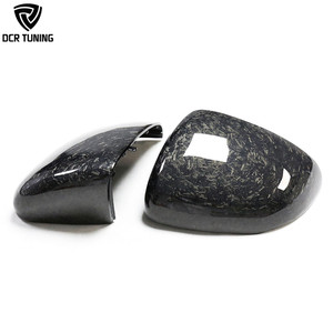 <span class=keywords><strong>Mercedes</strong></span>-Benz clase AMG A35 A45 <span class=keywords><strong>CLA</strong></span> W118 CLA35 CLA45 2019 + carcasas de espejo lateral de coche W177 cubierta de espejo de ala de fibra de carbono forjado - Product Image 4