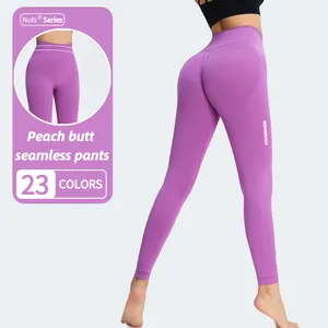 YISHENHON 2024 New Forest Women Soft Sport Wear Scrunch Butt Lift Seamless Leggings Workout Gym Fitness Yoga Tights