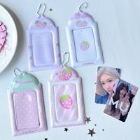 Offre Spéciale : Étui de protection personnalisé en PVC de 3 pouces pour cartes, badges d'identité et photocartes, avec porte-clés, idéal pour les collectionneurs