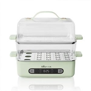 Vaporera eléctrica Little Bear ZDQ-B06N3 de doble capa con control digital para cocinar huevos al desayuno - Product Image 5