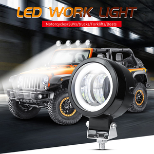 Faro redondo superbrillante LED antiniebla, foco DRL de 20W, luz de trabajo, todoterreno, 12V, 24V, luces para correr, barco, camión, <span class=keywords><strong>4x4</strong></span>, Atv - Product Image 6
