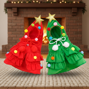 <span class=keywords><strong>Disfraz</strong></span> de Duende Navideño para Perros Pequeños y Gatos, Capa para Otoño, Traje para Árbol de Navidad, Material de Tela Resistente, Regalo Perfecto para Mascotas, Cachorros y Gatitos - Product Image 4