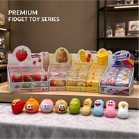 Direct usine, 19 styles, ensemble de jouets anti-stress TPR effet boue, croquants et moelleux, pour grossistes, stock en gros, Hot Food Crunchy Squishy