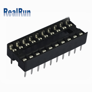 PBT kép Hàng Dip nối 16pin 40pin 64pin <span class=keywords><strong>IC</strong></span> cơ sở Ổ cắm vuông loại tiêu đề pins 15.24 7.62 <span class=keywords><strong>1.778</strong></span> mét tiêu đề dây vỏ - Product Image 3