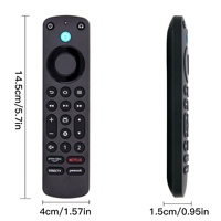 Pour Fire TV Stick 4K, télécommande vocale Alexa avec portée de 12 pieds