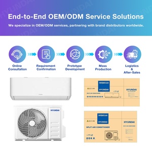 Climatisation split inverter HYUNDAI nouvelle génération à haute efficacité, 12 000 BTU, R32, 220 V, refroidissement et <span class=keywords><strong>chauffage</strong></span> rapides, système UVC, pour la maison - Product Image 4