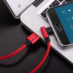 Cable trenzado de tela curva única para <span class=keywords><strong>iPhone</strong></span>, cable de <span class=keywords><strong>carga</strong></span> rápida de 2m, 6 pies, en ángulo de 90 grados, para <span class=keywords><strong>xs</strong></span> 11 12 13 pro mini <span class=keywords><strong>max</strong></span> - Product Image 3