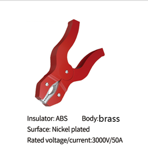 Pince de test de puissance 3000V 50A, pince de test à courant élevé, pince crocodile - Product Image 2
