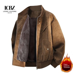<span class=keywords><strong>Veste</strong></span> <span class=keywords><strong>en</strong></span> <span class=keywords><strong>cuir</strong></span> PU ODM de haute qualité pour <span class=keywords><strong>homme</strong></span>, automne, <span class=keywords><strong>grande</strong></span> <span class=keywords><strong>taille</strong></span>, doublée de velours, élégante et robuste - Product Image 1