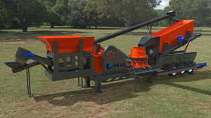 Trituradora Móvil Compacta de Mandíbulas e Impacto de 50t/h para Proyectos de Construcción de Carreteras - Product Image 2