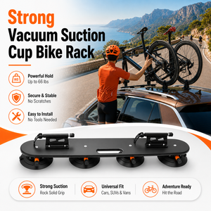 <span class=keywords><strong>Portabicicletas</strong></span> de Succión de Alta Resistencia para 6 Bicicletas, 144H, para Viajes por Carretera y Aventuras - Product Image 4