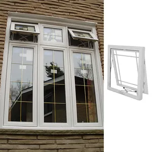 Lukliving haute qualité diversifier la conception cadre en aluminium contrôle manuel fenêtre d'auvent