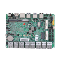 Carte mère Mini ITX Qotom 8e génération 3867U I3 8130U I5 8250U I7 8550U Processeur 8*i211AT Gigabit LAN Réseau Serveur