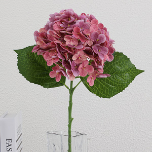 Flores de Hortensia Realistas al Tacto, Tallo Individual, Flores de Hortensia con Tacto Húmedo para Decoración de Bodas y Hogar, Más Vendidas - Product Image 5
