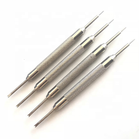 Outil professionnel de réparation de montres, pile d'oreille à double tête, barre de ressort, outil d'élimination des bracelets de montre