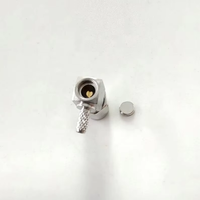 Conector de Antena Eléctrico Impermeable SMA Macho en Ángulo Recto para Cable RG316
