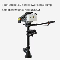 Moteur hors-bord à quatre temps, 4 chevaux, 55 cm³, refroidi par air, propulsion par jet d'eau