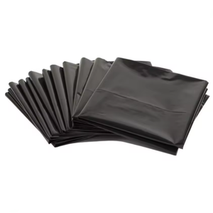 Heavy Duty High Quality Plastic <b>Big</b> Low Price 50L 80L 100L 120L 240L Heavy Duty Black Trash Bag Contractor Garbage <b>Bin</b> Liner - Product Image 4